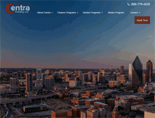 Tablet Screenshot of centrafunding.com
